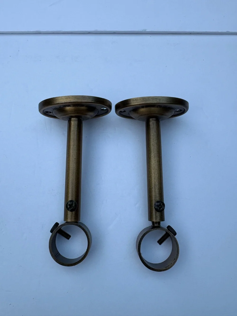 Set of 2 NWOT Anthropologie Smithery Curtain Rod Brackets